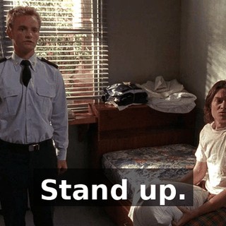 Stand up.