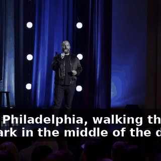 I'm in Philadelphia, walking through the park in the middle of the day.