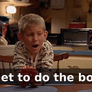I get to do the bow.