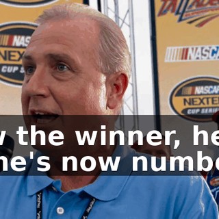 So now the winner, he was third, he's now number one: