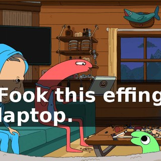 Fook this effing laptop.