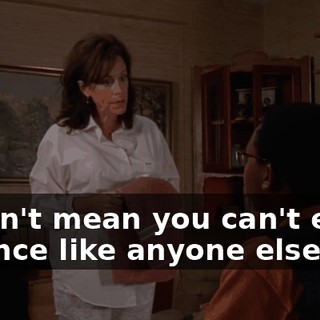 doesn't mean you can't enjoy a dance like anyone else.