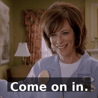 Come on in.