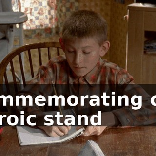 commemorating our heroic stand