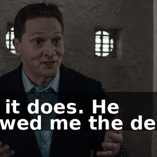 But it does. He showed me the demo.