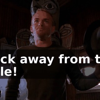 Back away from the pole!