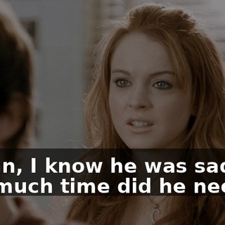 I mean, I know he was sad, but how much time did he need?
