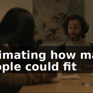 Estimating how many people could fit