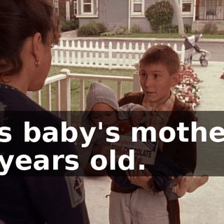 This baby's mother is 13 years old.
