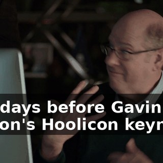 five days before Gavin Belson's Hoolicon keynote.