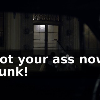 Got your ass now, punk!