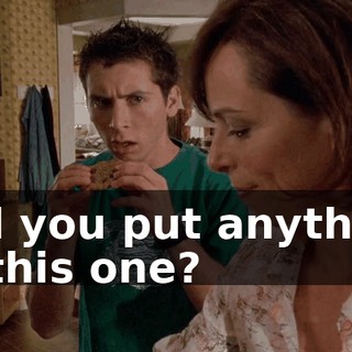 Did you put anything in this one?