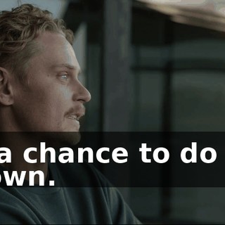 and a chance to do it on my own.