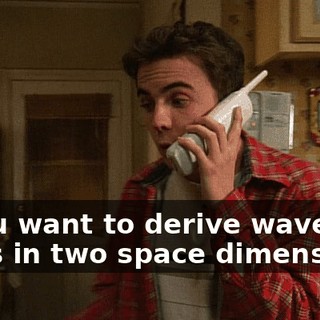 If you want to derive wave maps in two space dimensions,