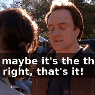- Or maybe it's the thrill-- - All right, that's it!