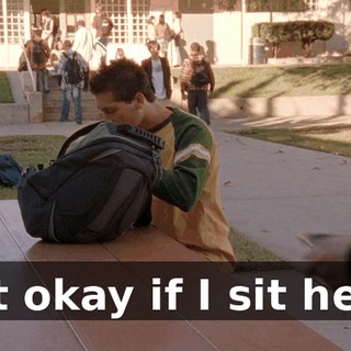 Is it okay if I sit here?