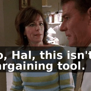 No, Hal, this isn't a bargaining tool.
