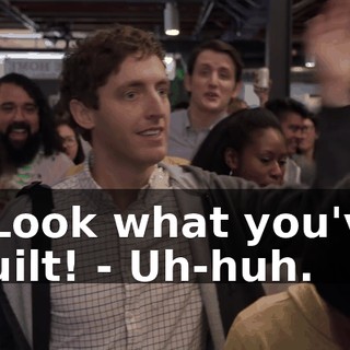 - Look what you've built! - Uh-huh.