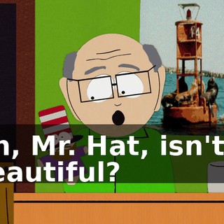 Oh, Mr. Hat, isn't it beautiful?