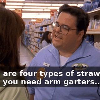 There are four types of straw hats, and if you need arm garters...