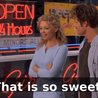 That is so sweet.