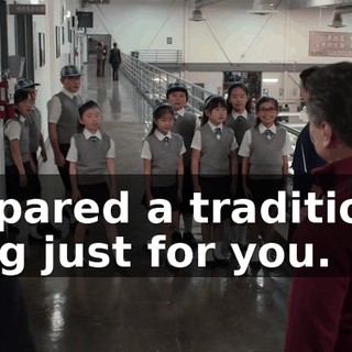 prepared a traditional song just for you.