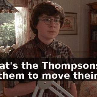 If that's the Thompsons, tell them to move their car,