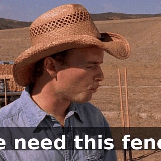 We need this fence.