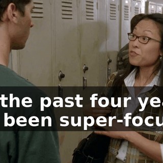 For the past four years, I've been super-focused