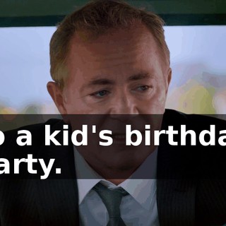 to a kid's birthday party.