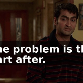 The problem is the part after.