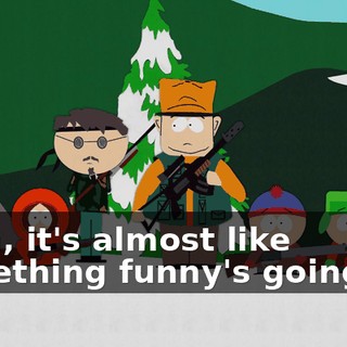 Yeah, it's almost like something funny's going on.