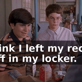 I think I left my recess stuff in my locker.