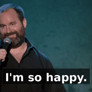 I'm so happy.