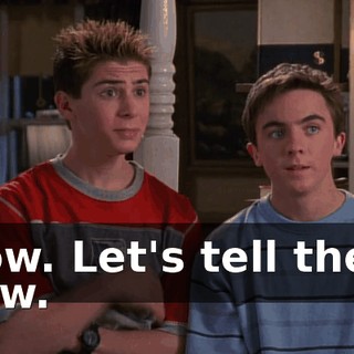 Now. Let's tell them now.