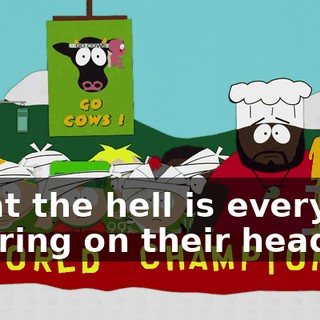 What the hell is everyone wearing on their heads?