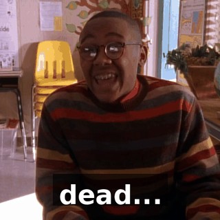 dead...