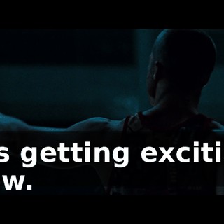 It's getting exciting now.