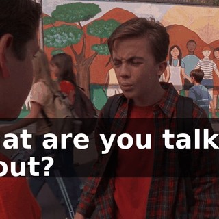 What are you talking about?