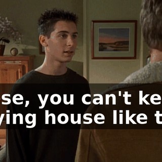 Reese, you can't keep playing house like this.