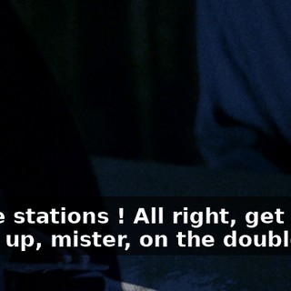 Battle stations ! All right, get those rocks up, mister, on the double !