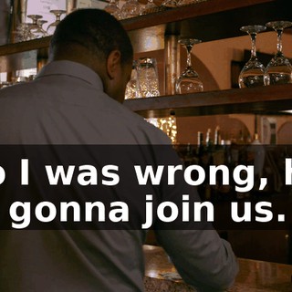 - So I was wrong, he's not gonna join us.
