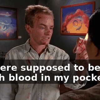 Is there supposed to be this much blood in my pocket?