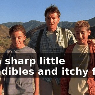 with sharp little mandibles and itchy feet.