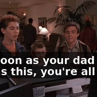 As soon as your dad signs this, you're all set.