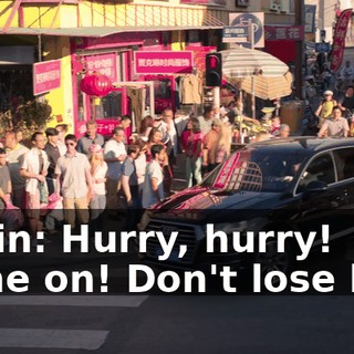 Gavin: Hurry, hurry! Come on! Don't lose him.
