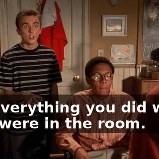 Do everything you did when you were in the room.