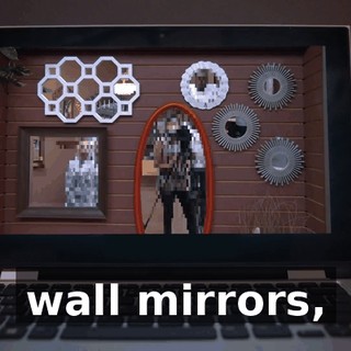 wall mirrors,
