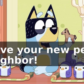 I love your new pets, neighbor!