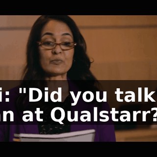 Bri: "Did you talk to Dan at Qualstarr?"
